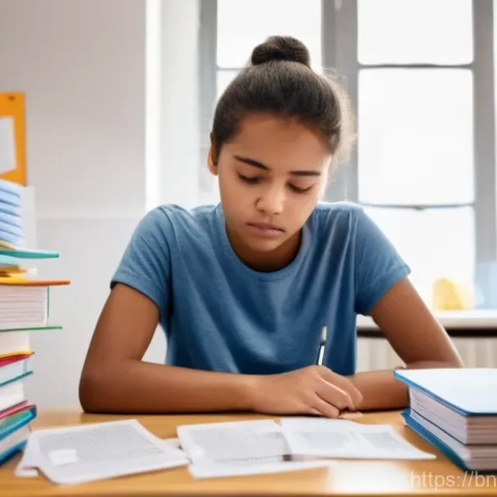 간격 반복 시스템에서의 효과적인 자료 활용 - **Prompt:** A visually engaging image depicting a young female student, approximately 16-18 years ol...