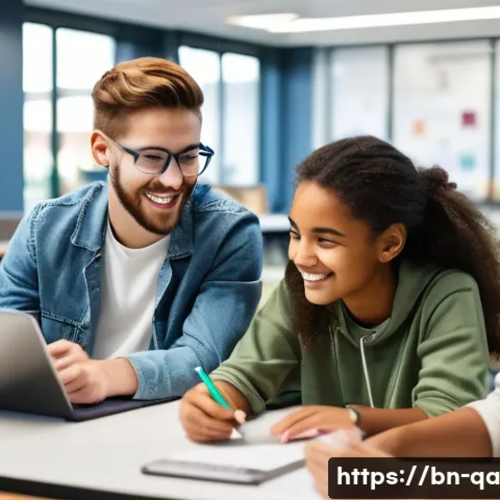 간격 반복 시스템의 파트너십과 협업 - **Prompt for Collaborative AI-Enhanced Study:**
    "A vibrant group of three diverse young adults (...