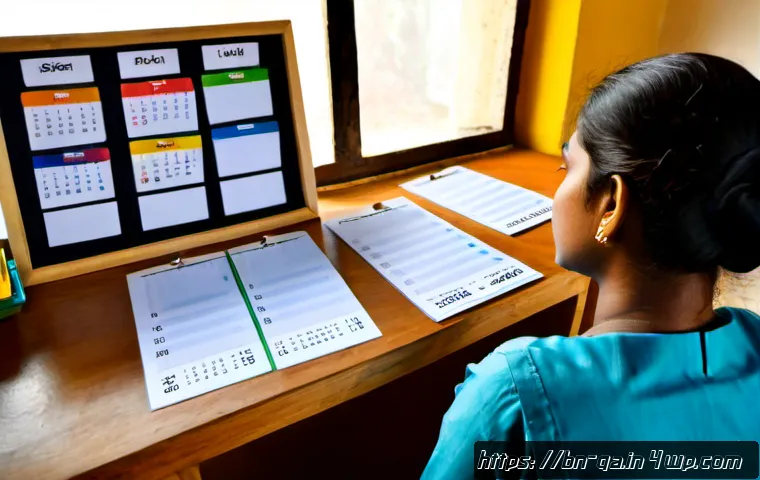 간격 반복 학습의 투명성 중요성 - Photorealistic overhead study desk scene showing a Bengali adult learner reviewing spaced-repetition...