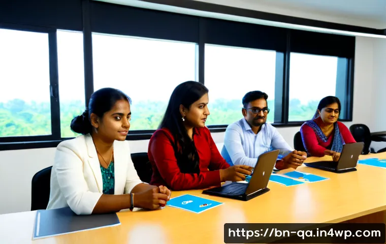 간격 반복 시스템을 활용한 브랜드 교육 - Photorealistic Bangladesh workplace brand training session, a diverse team of Bengali professionals ...